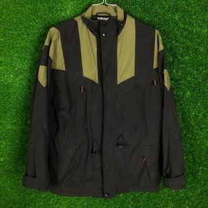 Vintage Adidas 3 Stripes Jacket Rain Coat
